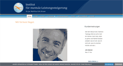 Desktop Screenshot of drbraun-mentalcoach.de